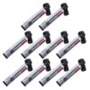 CIMAXIC 10pcs Jumbo Size Permanent Black Markers with Thick Chisel Tip