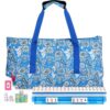 CITBRKIT American Mahjong Tile Set, 166 Premium White Tiles, 4 All-in-One Color Racks/Pushers, Durable Mah Jongg Accessories with Blue Printed Carrying Bag(Deer