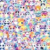 CKXTYNG 200PCS Cute Rainbow Animal Stickers, Holographic Vinyl Decals