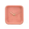 Classical Nordic Style Personality Square Pink Desk Clock Mute Bedside Desk Clock Bedroom Office Table Clocks (Color : B) (B)