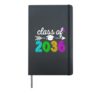 Class Of 2036 Grow With Me First Day Of Preschool Prek Retro Hardcover Journal, Black
