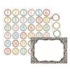Classroom Number & Blank Label Set,Student File Folder Labels and 1-36 Notebook File Number Stickers