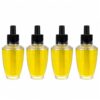 Clean House Vibes Dazzling Citrus Scented Oil Plug-In Refills, 0.8 fl oz per Bottle (4 Pack) - Home Air Freshener