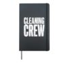 Cleaning Crew Hardcover Journal, Black