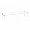 Clear Acrylic Artist Hand Rest Bridge for Watercolor Oil Painting