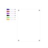 Clear for acrylic Fridge Calendar Magnetic Dry Erase Board - Stain Resistant Monthly Weekly Planner for Kitchen Organization 11.69x16.54 Inch(A3)