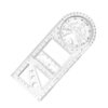Clear Scale Draft Template Circle Drafting Tool Mathematics Drawing Ruler