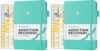 Clever Fox Addiction Recovery Journal – Addiction Treatment Planner & Workbook – Daily Sobriety Journal for Recovery Progress, A5 (Turquoise) (Pack of 2)
