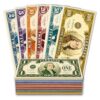 CLEXAVER Play Money for Kids, 140 Count Educational Pretend Bills Set