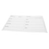 CLISPEED Dry Erase Board Flexible Scheduling with Habit Tracking and Weekly Wall Sticker Removable Adhesive PVC Whiteboard, Waterproof Planner Fridge Refrigerator for Home