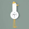 Clock Watch Wall Clock Living Room Home Personality Creative Wall Hanging Free Punch (Color : B Size : One Size) (A One Size)