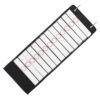 Cloth Black Schedule Chart Oxford Pocket for Pet Daily Classroom