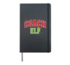 Coach Elf Christmas Family Matching Group Xmas Coaching Hardcover Journal, Black
