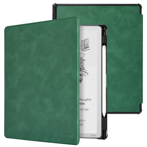 CoBak Case for 11" Kindle Scribe 3rd Generation 2025, Kindle Scribe Colorsoft - All New PU Leather Cover with Auto Sleep Wake, Pen Holder for Scribe 11" 2025 Released