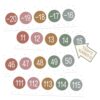 COCHIE Number Line for Classroom Wall Bulletin Board Borders Decorations, -20 to 120 Number Lines Border Strips Math Learning Poster, Numbers Line Math Teacher Supplies Must Haves (Boho)