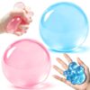 Coconut Oil Squishy Stress Balls, 2 PCS Formable No-Rebound Squishy Toys