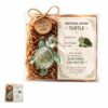 COCOYUEMA Handmade Recycled Glass Turtle, Desk Emotional Keepsake Gift