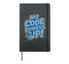 Coding for Kids Fun Programming and Robotics Designs Hardcover Journal, Black