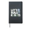 Coding for Kids Fun Programming and Robotics Designs Hardcover Journal, Black