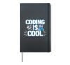 Coding for Kids Fun Programming and Robotics Designs Hardcover Journal, Black