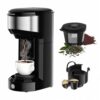 Coffee Maker, Single Serve Brewer for K Pod&Ground for Small Space