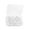 COHEALI 1 Box Time Gem Round Glass Patches DIY Jewelry Accessory