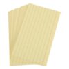 COHEALI 300pcs Ruled Line Index Cards for Note Taking and Efficient Note Organization, Thick Paper Material, Yellow Color, for Students Learning and School Use, Portable Flashcards