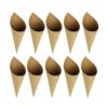 COHEALI Confetti Tubes Elegant and Concise Design and Double-Sided Tape 50pcs Conical Shaped Kraft Paper with Rope Paper Containers to Hold Rose Petals or Confetti for Special Events