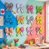 Colarr 24 Pcs Back to School Bow Cutouts, 9.84''X 8.58''
