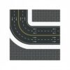 Colaxi Traffic Base Sticker Model Road Plate Street Surface Scenery Base Modular Town Layout Thick PVC Board Clear Printing Suitable for Sand Table Builds Architectural displays dioramas, Model 11
