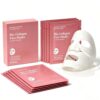Collagen Facial Mask, 8 Pcs Hydrating Moisturizing Face Masks with Hyaluronic Acid - Anti Aging Skincare for Dry/Sensitive/Mature Skin, Skin Firming & Reducing Fine Lines, Daily & Overnight Use