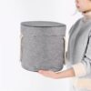 Collapsable Canvas Organizer bag with Drawstring and Clean up Mat