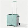 Collapsible Shopping Box Trolley, Foldable Utility Cart