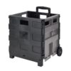 Collapsible Utility Cart Rolling Crate, 14.5" x 15.75" x 16.5"