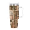 Collected Chapters Grid Reader large capacity tumbler, Reader Gift