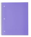 College Ruled Spiral Notebook 1-Subject 100 Pages purple, For Back to School