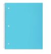 College Ruled Spiral Notebook 1-Subject 100 Pages Teal Blue, For Back to School