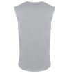 Colombia Word With Flag Men's Sleeveless Shirt (Light Gray, Medium)