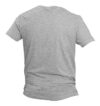 Colombia Word With Flag Unisex V-Neck T-shirt (Light Gray, Large)