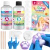 ColoPlay Taba Squishy Kit - 3.4OZ Rubber Experience Squishy Kit with Guided, Bubble Free and Faster Fully Cures - FuFu Squishy Kit with Mold - Stress Relief Entertainment
