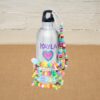 Colorations Back-to-School Name & Bead Water Bottle Craft Kit – Makes 6 Crafts