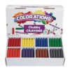 Colorations Chubby Crayons for Kids, 200 Count, 8 Colors