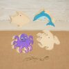 Colorations Summer Sea Life Art Craft Kit – Makes 12 Crafts