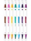 Color Changing Marker Pens, 7-Color Deco Marker Sets with White Color-Change Pen for Drawing Notes and Crafts