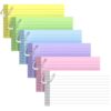 Colored Index Cards 3x5, 300 Pcs Index Cards with Ring 6 Colors Note Cards
