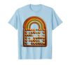 Colorful Abacus Shapes Teacher Graphic Design T-Shirt, Men, Baby Blue, Small