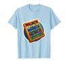 Colorful Abacus Wooden Beads Illustration T-Shirt, Men, Baby Blue, Medium
