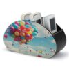 Colorful Balloons PU Leather Remote Control Holder with 5 Compartments