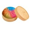 Colorful Dumpling Squishes Stress Ball with Steamer, TPR