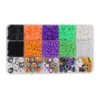 Colorful Halloween Beads Set with Elastic Cord